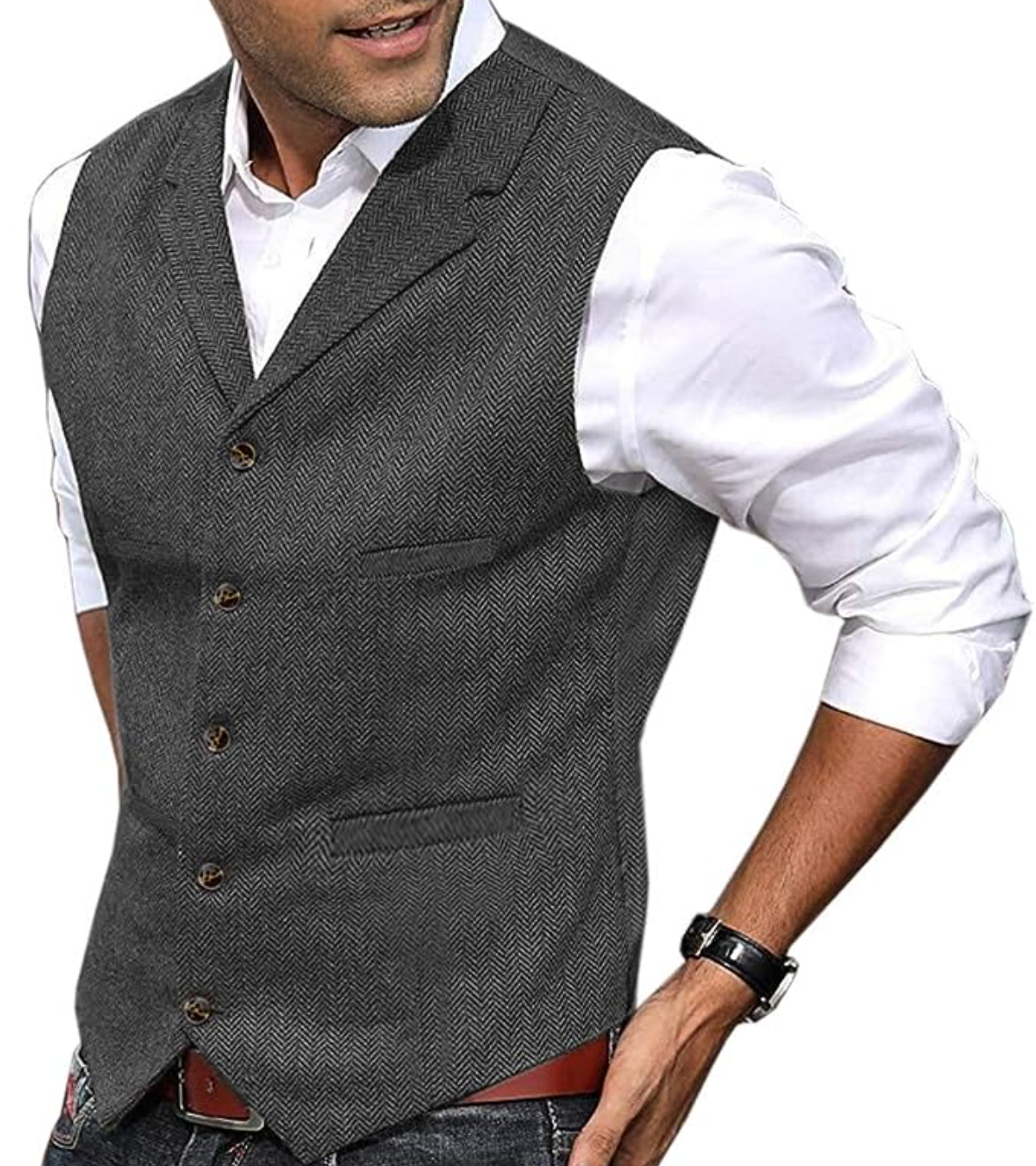 Elegante Dame Gilet Uniek Design