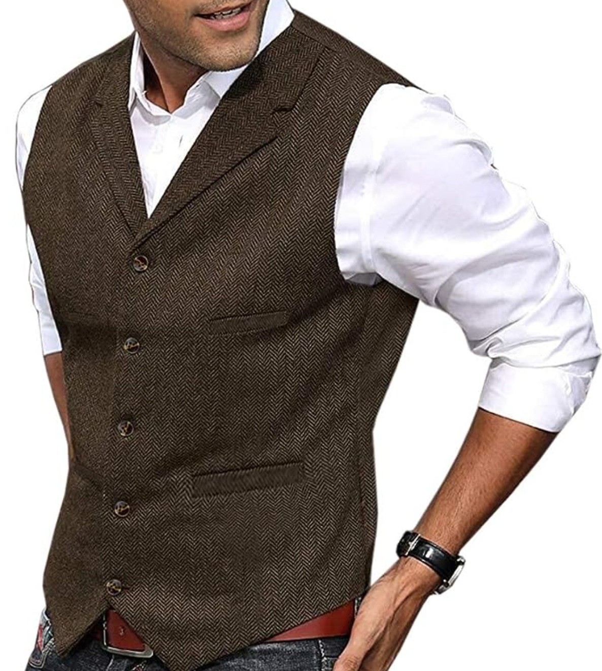 Elegante Dame Gilet Uniek Design