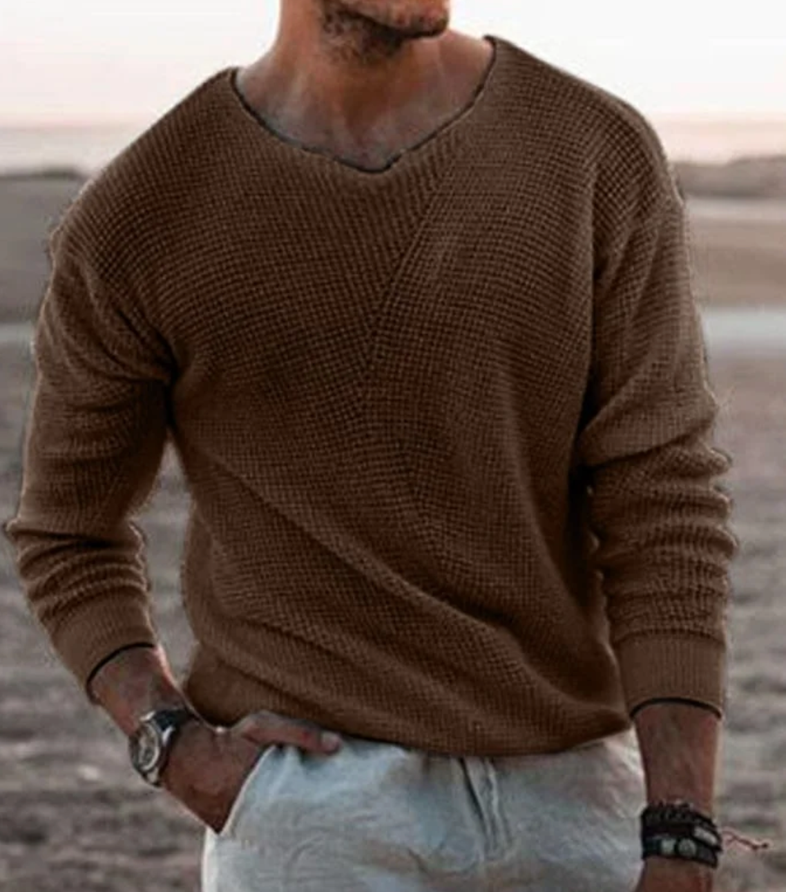 Dion Trui Warm Elegante Heren Trui