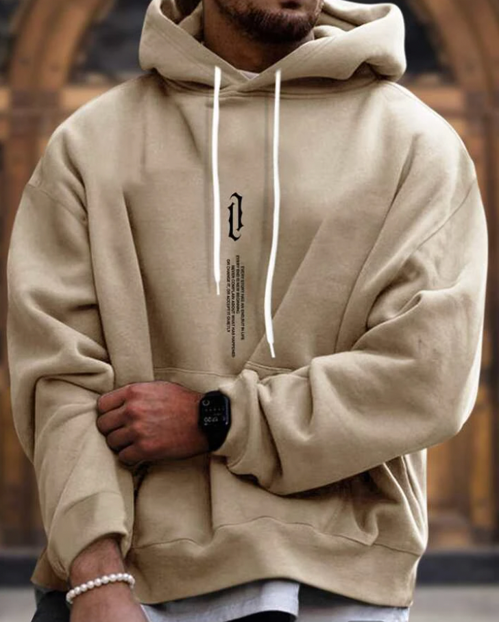 Mannen Hoodie Zacht en Comfortabel Casual Design