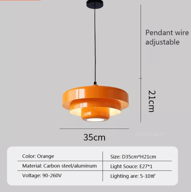 Retro Hanglamp met Metalen Kap - Moderne Industriële Verlichting