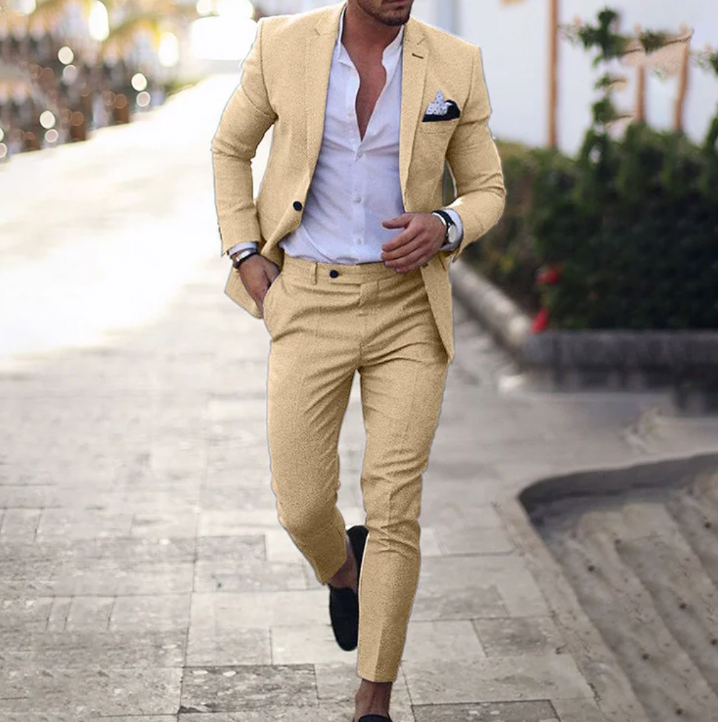 Heren Business Set Klassiek Elegante Stijl