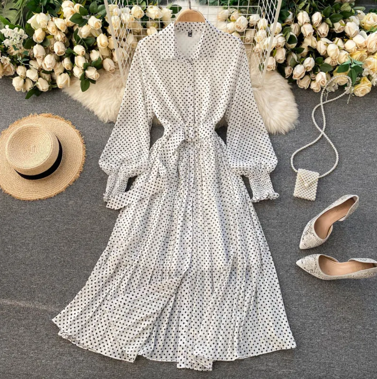Vrouwelijke Zomerkleding Jurkje Lente Stijlvol
