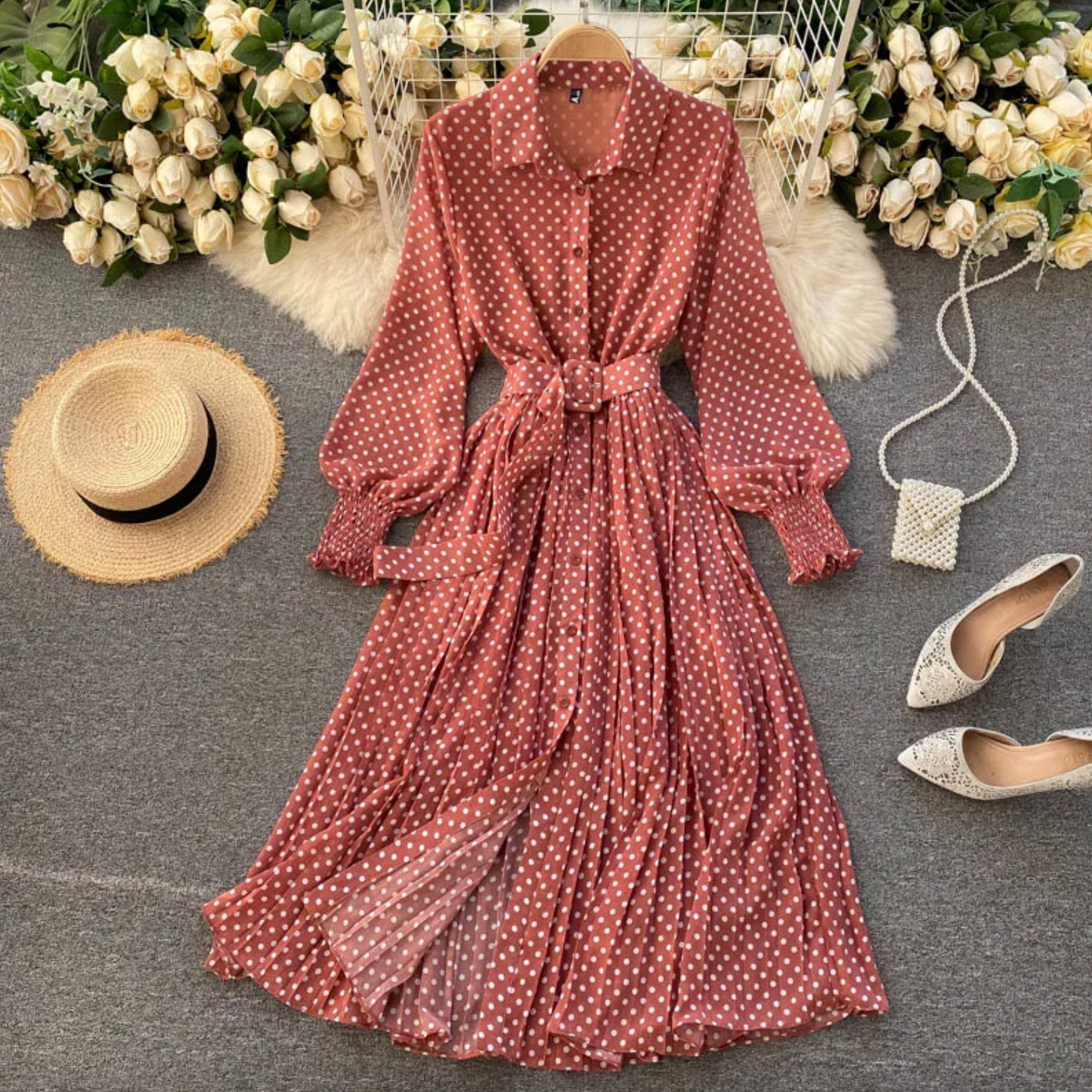 Vrouwelijke Zomerkleding Jurkje Lente Stijlvol