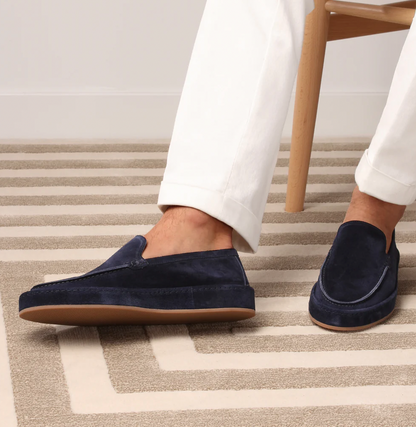 Leren Loafers Heren Comfortabele Sleehak Schoenen