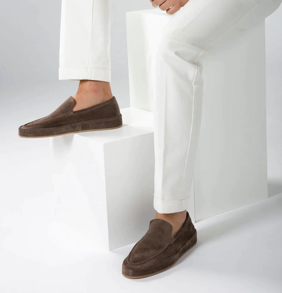 Leren Loafers Heren Comfortabele Sleehak Schoenen