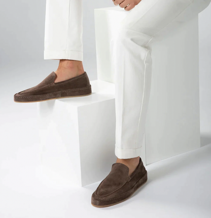 Leren Loafers Heren Comfortabele Sleehak Schoenen