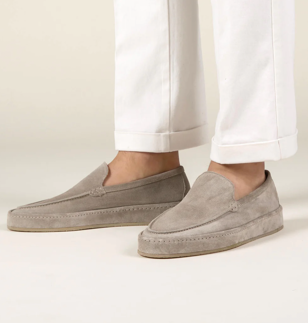Leren Loafers Heren Comfortabele Sleehak Schoenen