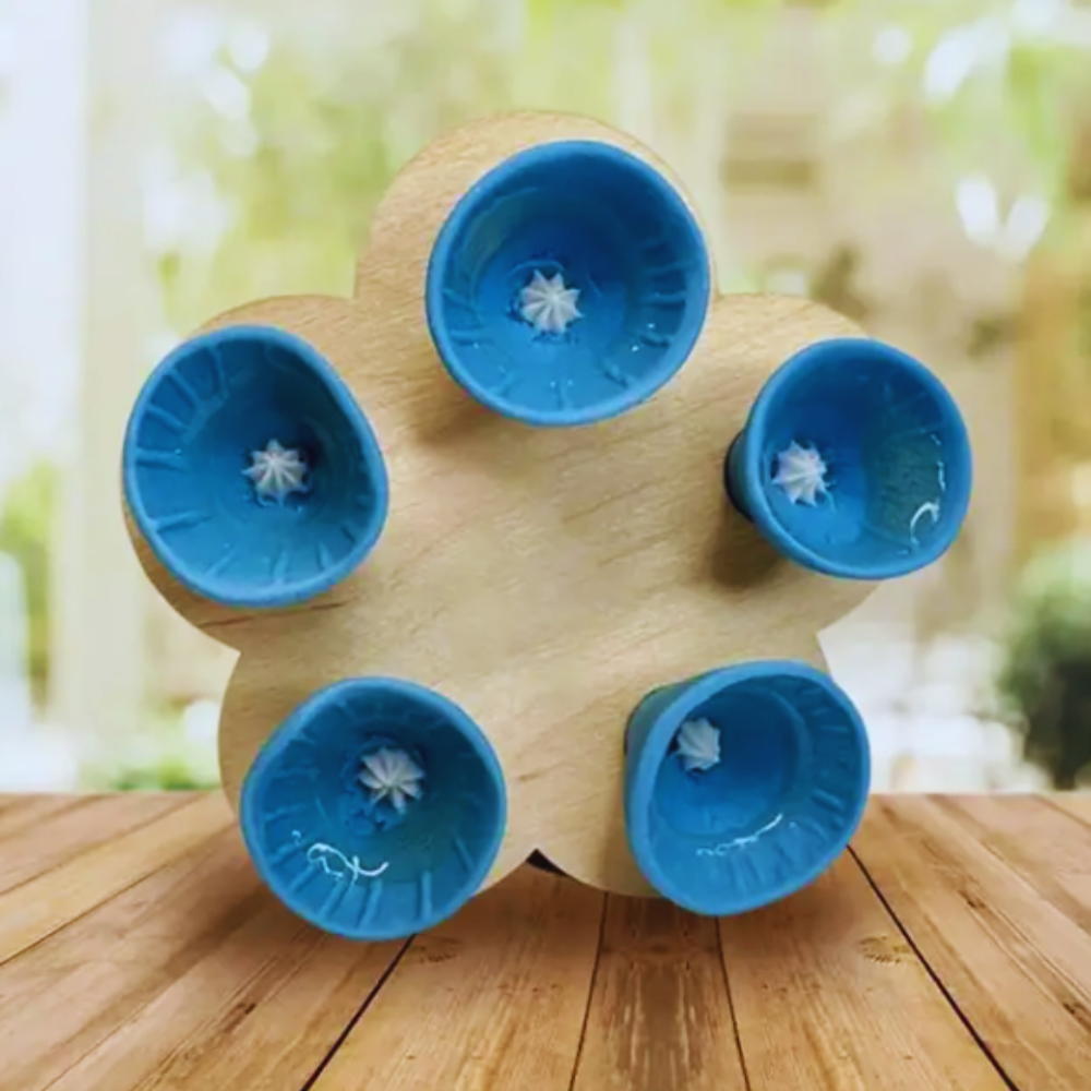 Voederstation voor Bijen en Vlinders – Set van 5 Drinkbekers – Tuinwaterbron voor Bestuivers – Helpt Bijen Hydrateren – Milieuvriendelijk Materiaal – Ideaal voor Bijvriendelijke Tuin