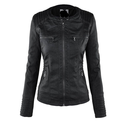 Leren jas met capuchon stijlvol en elegant