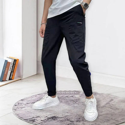 Heren Jogger Broek Zwart Sportief en Comfortabel