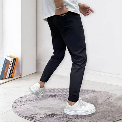 Heren Jogger Broek Zwart Sportief en Comfortabel