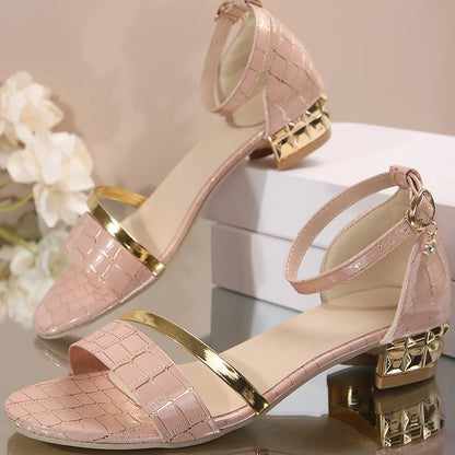 Gouden Sandalen Zomerse Stijl SoleLuxe