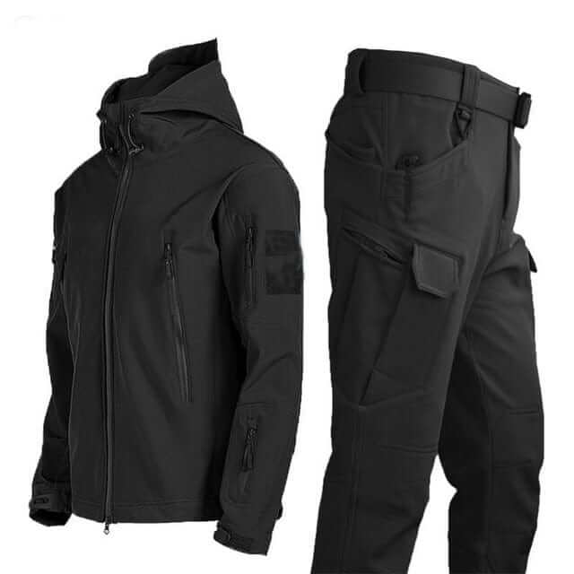 Heren Softshell Set - Warme Jas en Broek voor Outdoor Winter