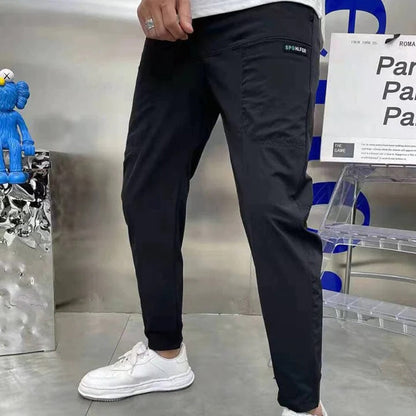 Heren Jogger Broek Zwart Sportief en Comfortabel