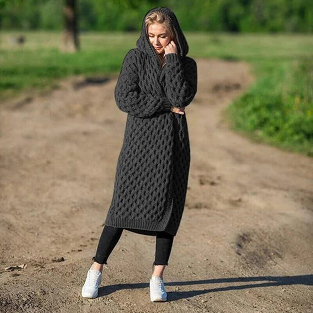 Vrouwen Trui Lange Vestjas Warm en Stijlvol - StudioMarella