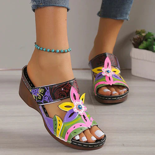 Vrouwen Sandalen Zomer Comfortabel Kleurrijk - StudioMarella
