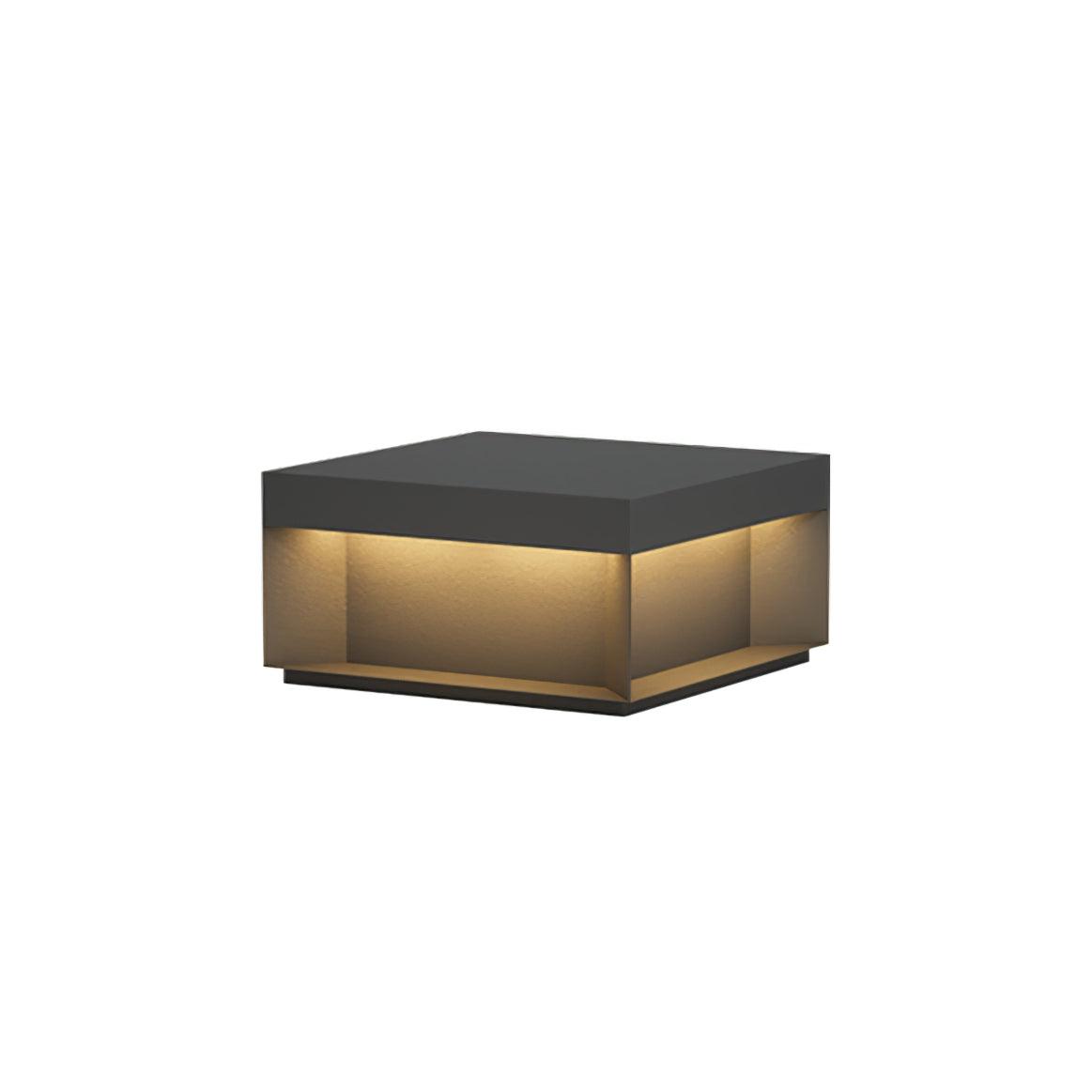 Solar Tuinpaal Verlichting Modern IP65 Zwart Aluminium Wegverlichting Waterdicht voor Tuin Oprit Terras