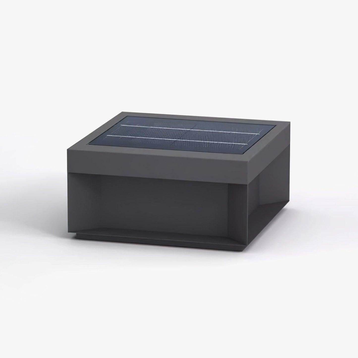 Solar Tuinpaal Verlichting Modern IP65 Zwart Aluminium Wegverlichting Waterdicht voor Tuin Oprit Terras