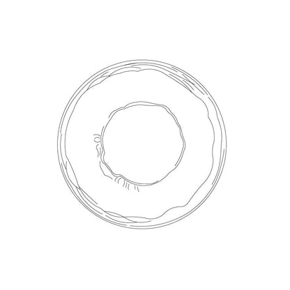 Wandlamp Glas Rond Scandinavisch LED 5W Zwart Goud 20cm Design