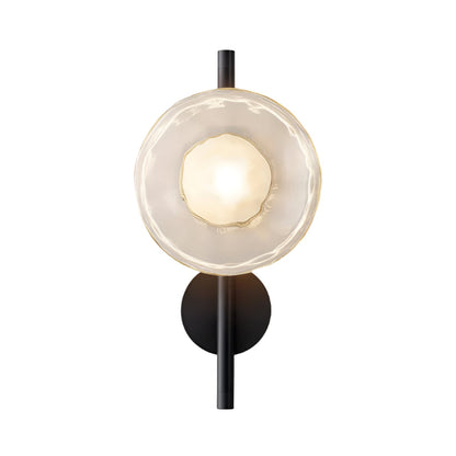 Wandlamp Glas Rond Scandinavisch LED 5W Zwart Goud 20cm Design