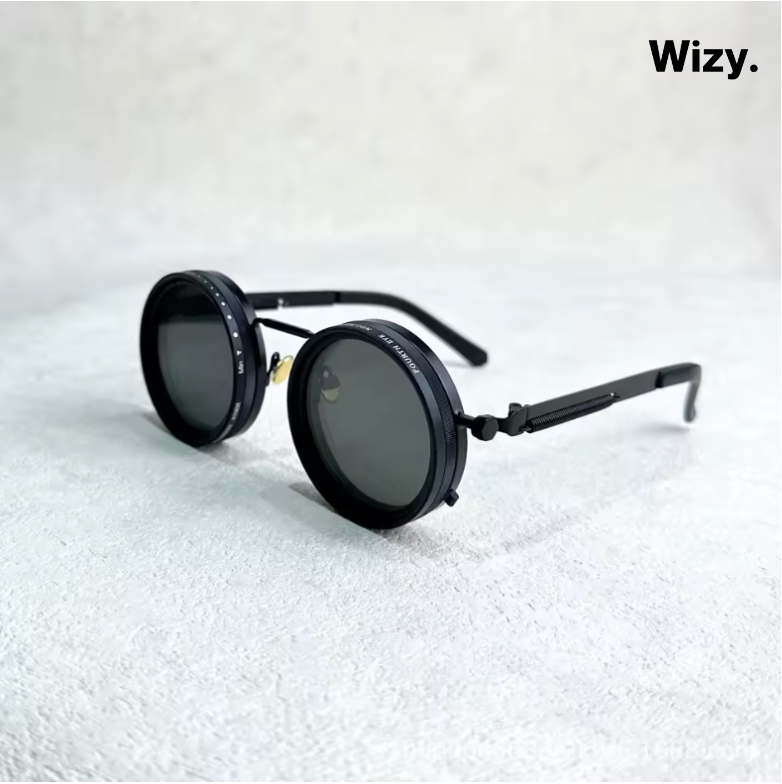 Zonnebril met Donkere Glazen UV400 Bescherming Zwart Retro Goud Zilver Fashion