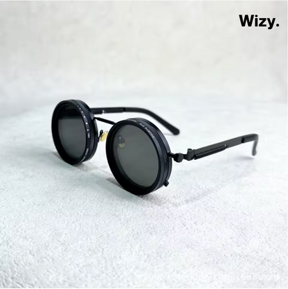 Zonnebril met Donkere Glazen UV400 Bescherming Zwart Retro Goud Zilver Fashion