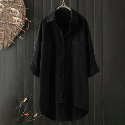 Vrouwelijke Blouse Losse Vrouwelijke Snit Elegant Design - StudioMarella