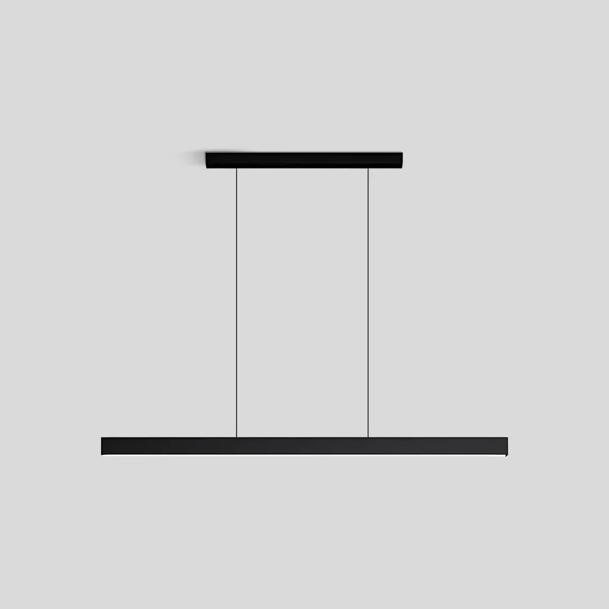Lineaire hanglamp LED aluminium zwart kookeiland eettafel kantoor moderne plafondverlichting minimalistische hanglamp