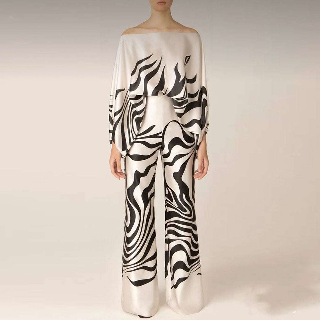 Mirelle Tweedelige Set met Moderne Snit Stijlvol