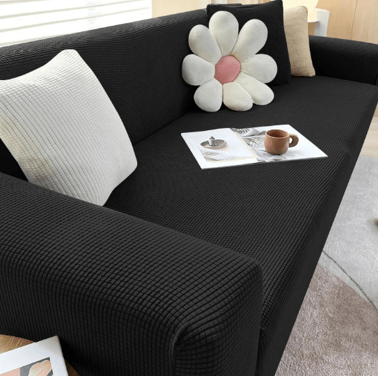 Bankbeschermer met Antislip – Luxe Geribde Bankhoes voor Bescherming & Comfort