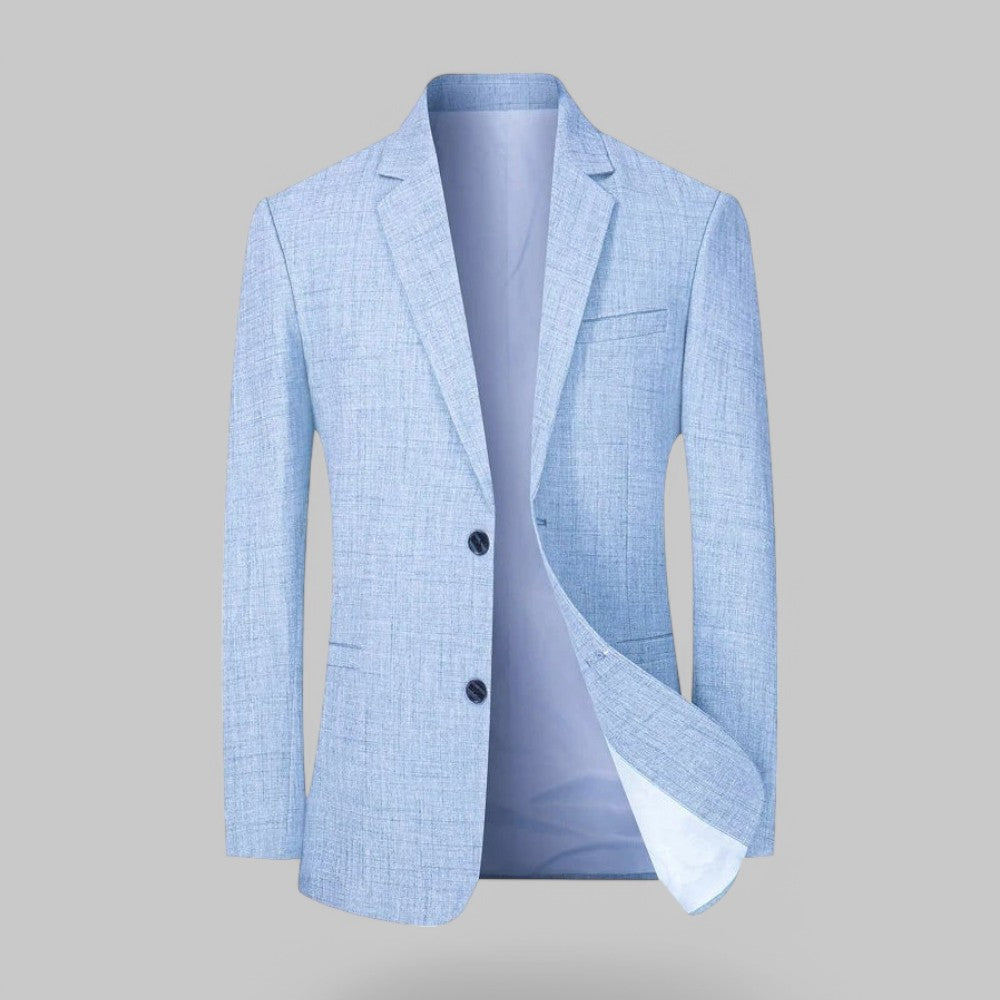 Elegante Blazer voor Mannen 2-Knoopsgarment Casual Stijl