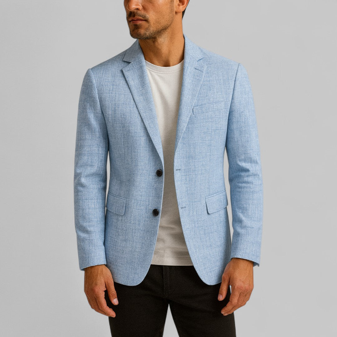 Elegante Blazer voor Mannen 2-Knoopsgarment Casual Stijl - StudioMarella