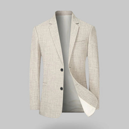 Elegante Blazer voor Mannen 2-Knoopsgarment Casual Stijl