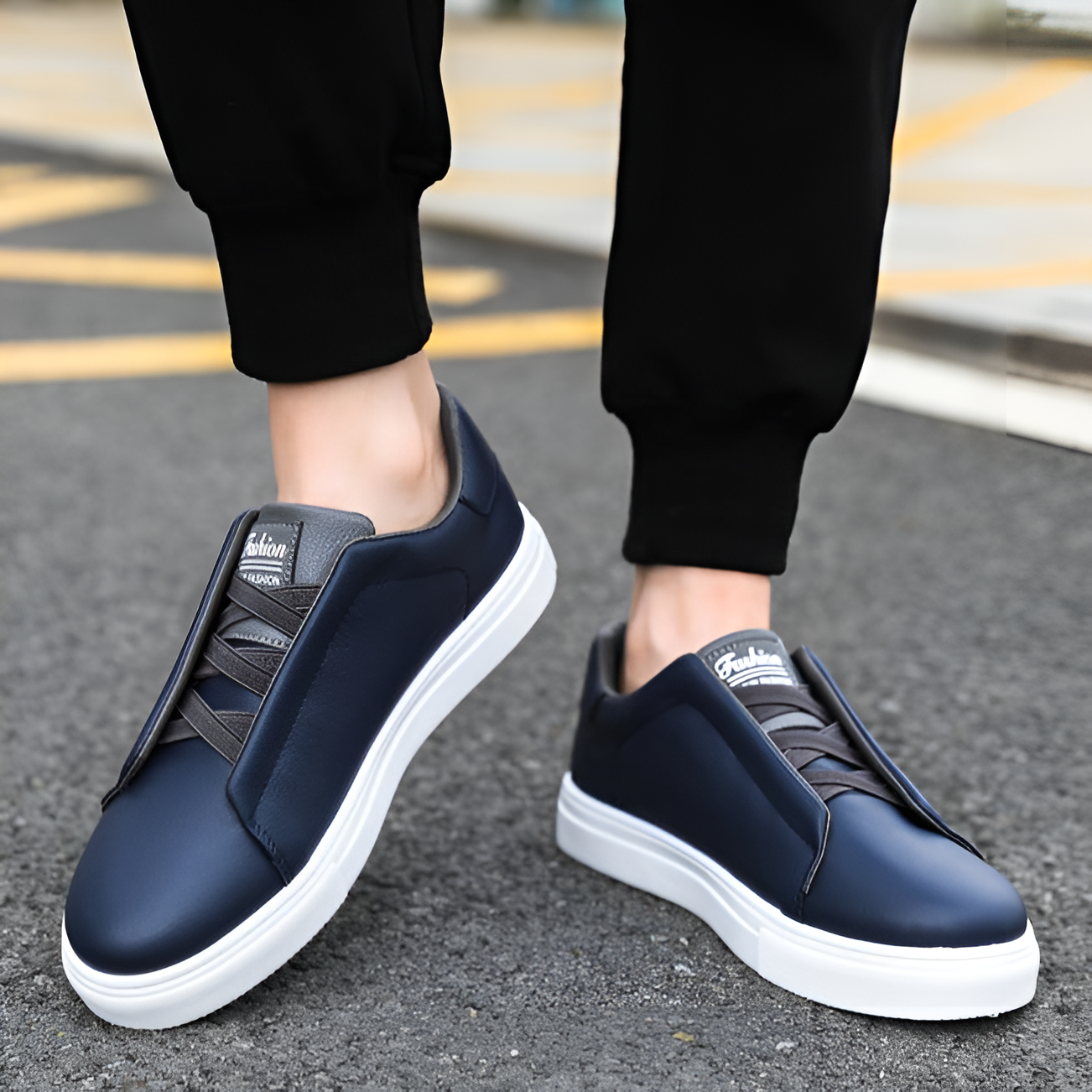 Witte Herenschoenen van Leer Luxe Stijl