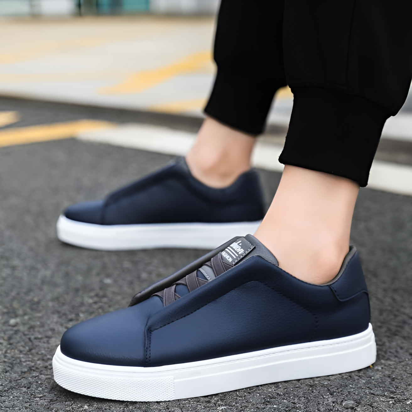 Witte Herenschoenen van Leer Luxe Stijl