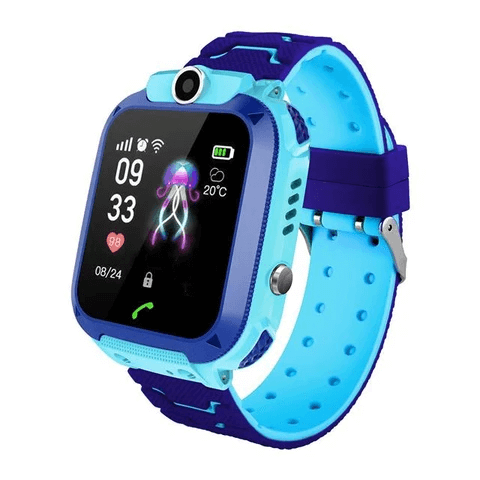 Kinder Smartwatch met LBS-Tracking en Waterdicht Ontwerp voor Kinderen Roze Blauw