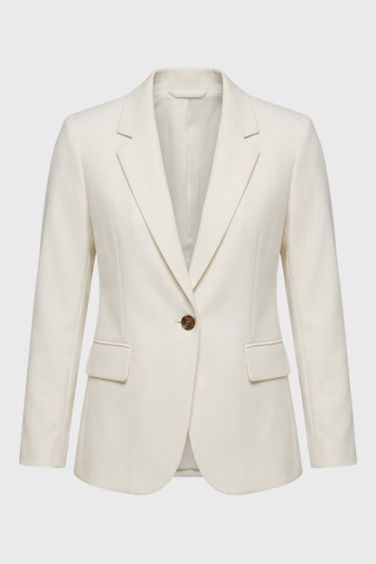 Dames Blazer Getailleerd Chique Enkelvoudige Knoopsluiting - StudioMarella