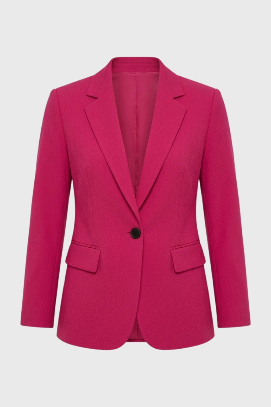 Dames Blazer Getailleerd Chique Enkelvoudige Knoopsluiting