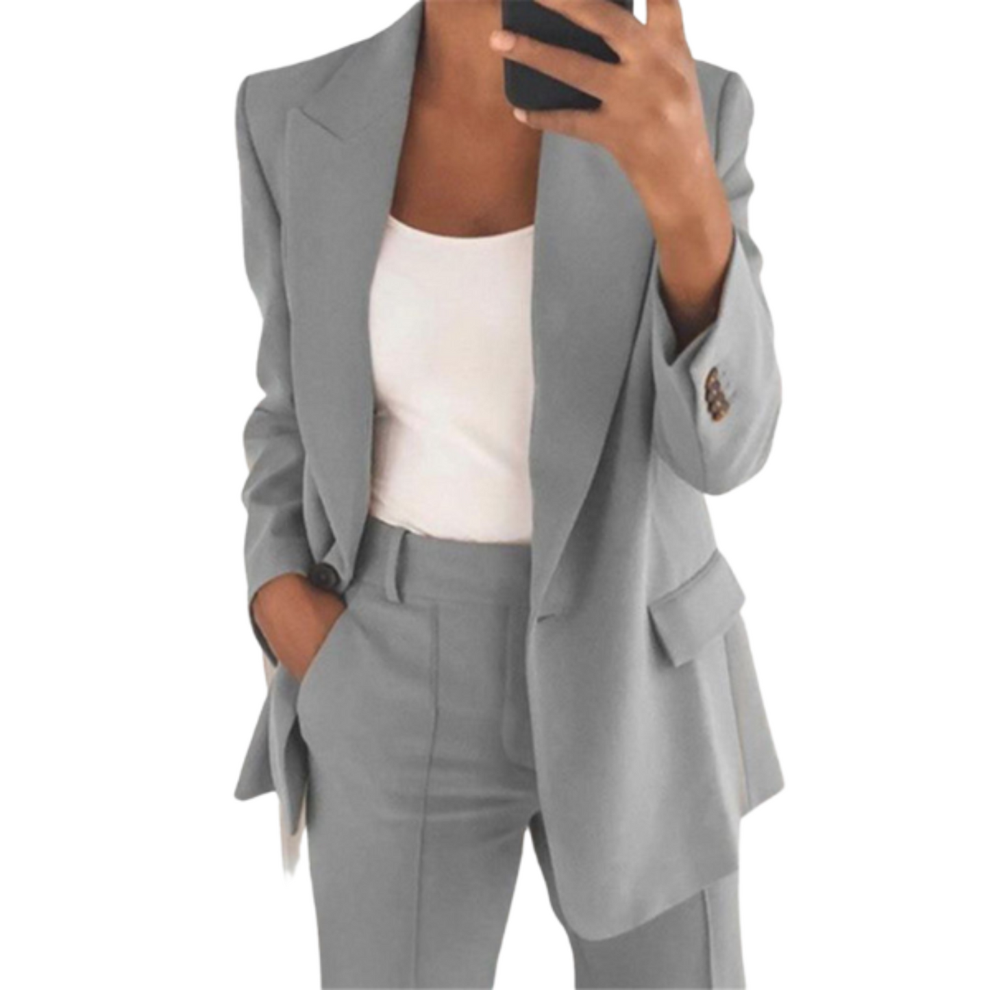 Dames Blazer Set Tweedelig Kostuum
