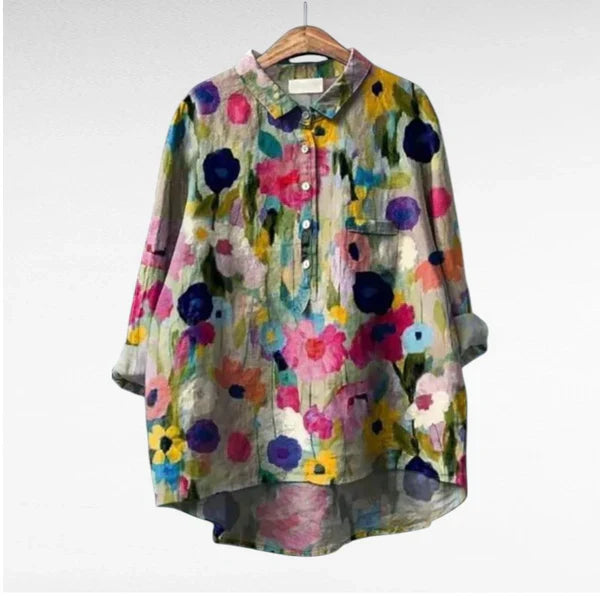 Bloemen Blouse Dames | Tijdloos Design & Flatterende Pasvorm