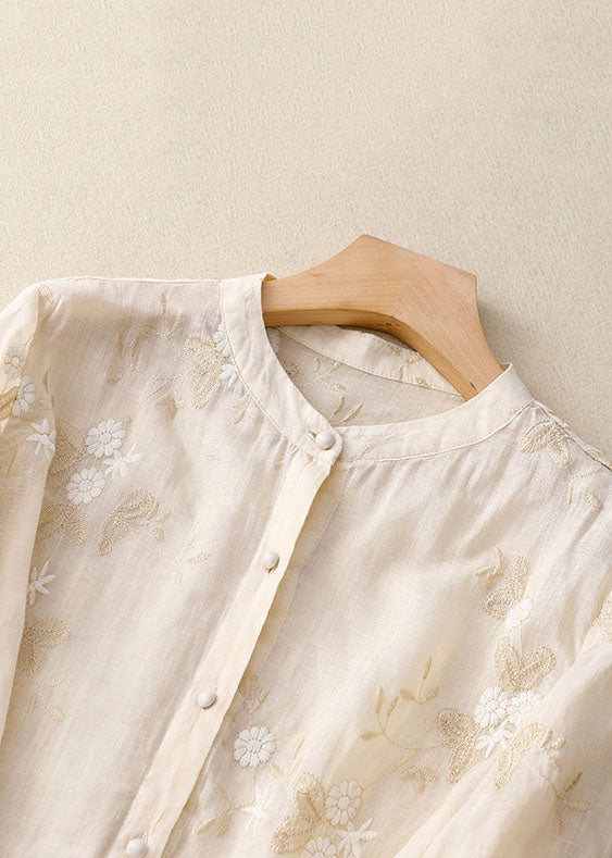 Bloemen Blouse Met Knopen | Damesmode 3/4 Mouwen 2