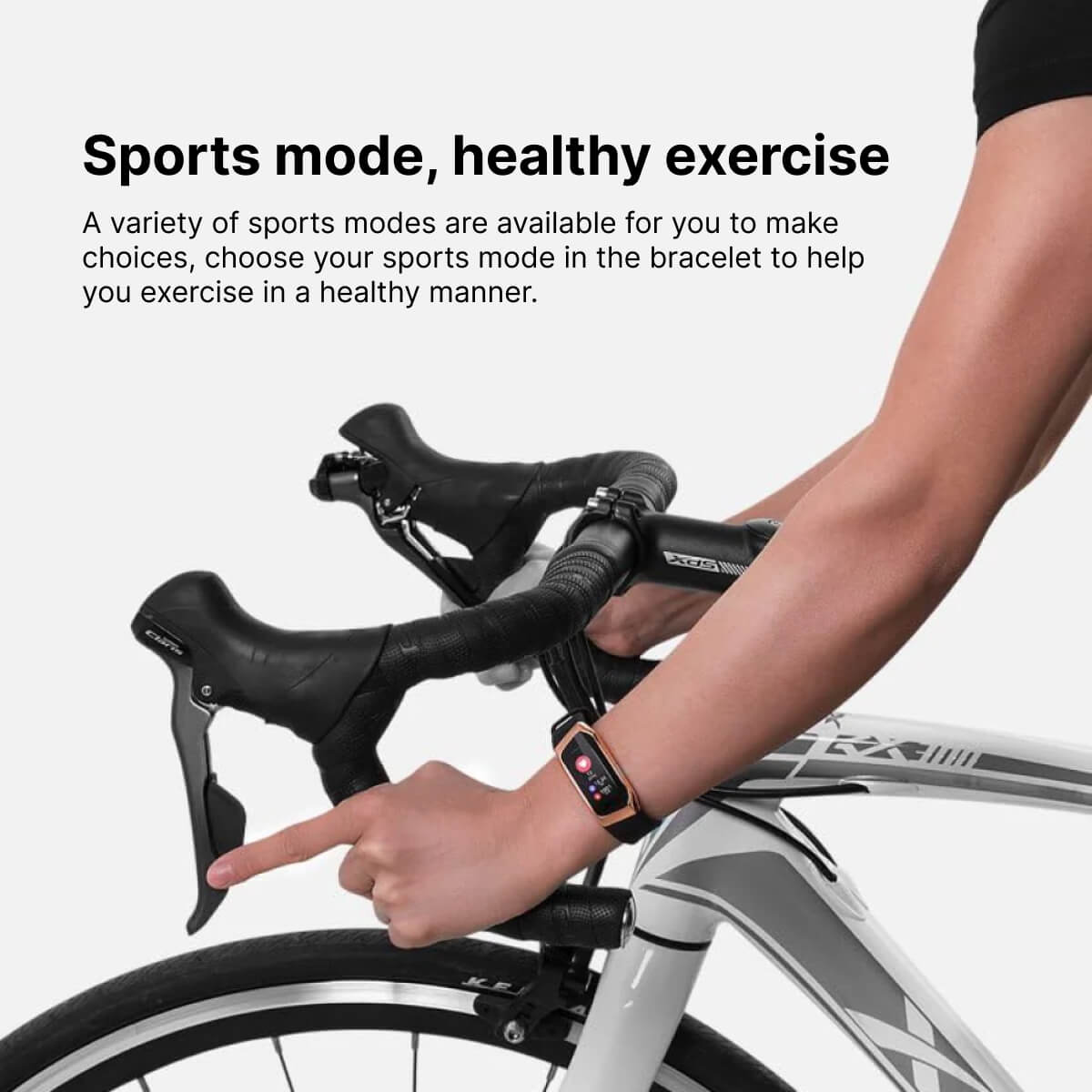 Slimme Fitness Tracker met Hartslagmeter en Bloeddrukfunctie - 24/7 Gezondheidsmonitoring & Sporttracking