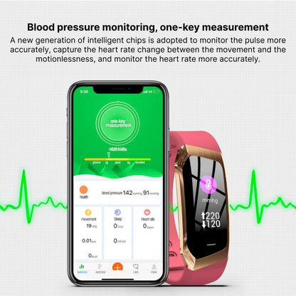 Slimme Fitness Tracker met Hartslagmeter en Bloeddrukfunctie - 24/7 Gezondheidsmonitoring & Sporttracking