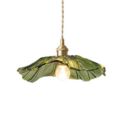 Hanglamp Bloemenontwerp met Glazen Kap voor Eetkamer en Slaapkamer