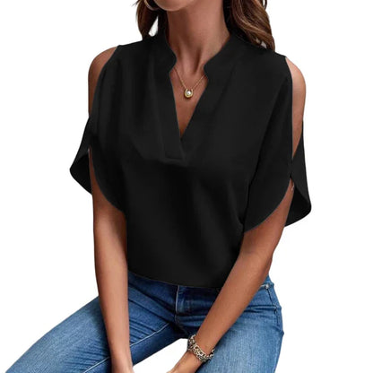 Zomer Blouse Tops Korte Mouwen Vrouwelijk Stijl