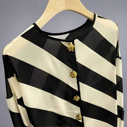 Vrouwen Blouse Gestreept Katoen Mode Top