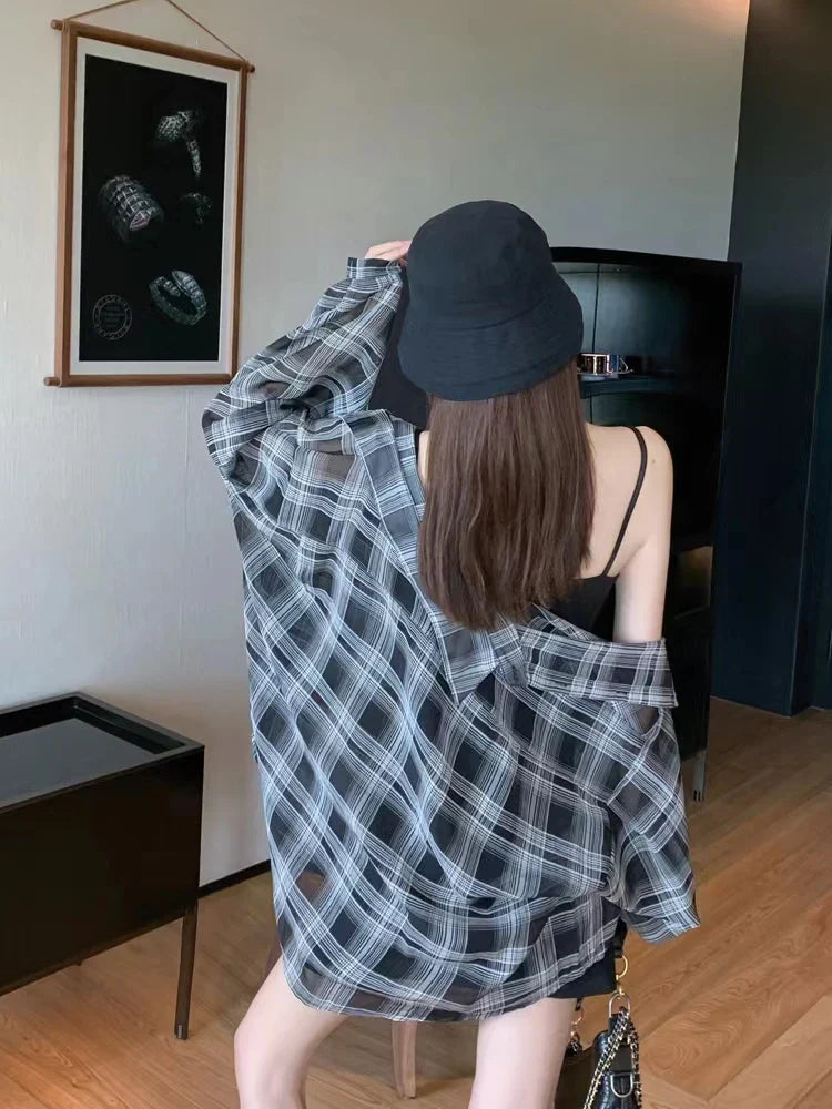 Zonnescherm Blouse Lichte Zomerjurk Bescherming