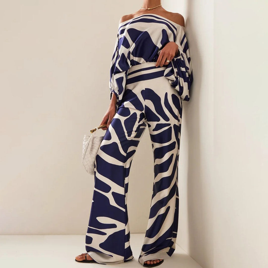 Mirelle Tweedelige Set met Moderne Snit Stijlvol