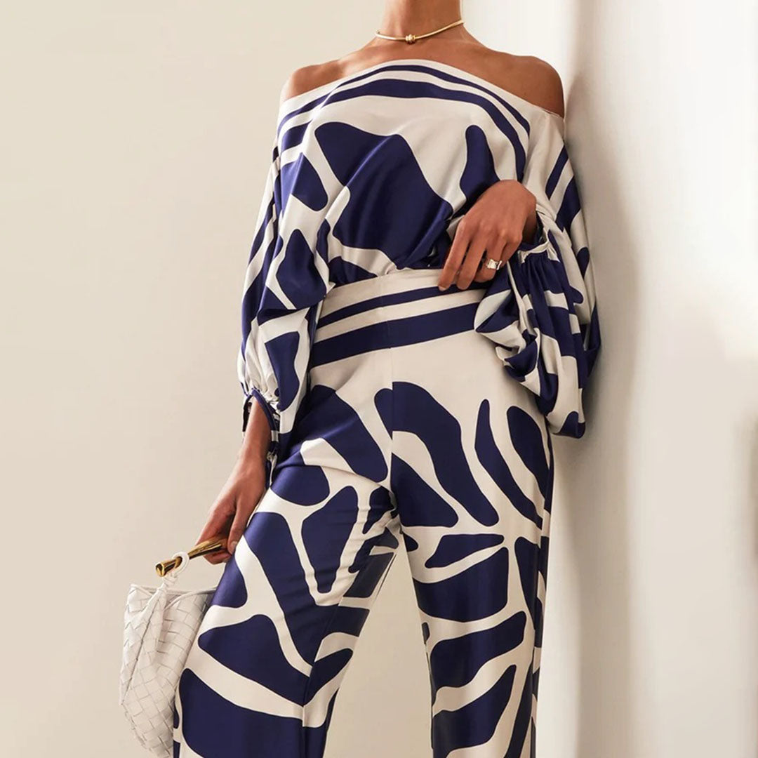 Mirelle Tweedelige Set met Moderne Snit Stijlvol